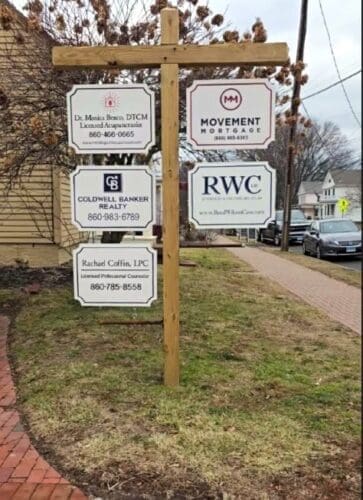 Reed Wilson Case Law Firm 137 Main St. Wethersfield exterior street view with signage